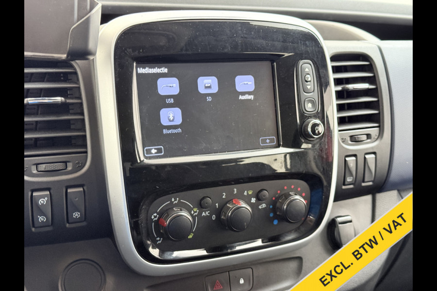 Opel Vivaro 1.6CDTI 126PK DC 5-Pers. L2H1 Dubbele Cabine Navi Camera EURO 6 Airco Trekhaak Cruise Control Pdc Sport EcoFlex Betonplex Vloer Wandbetimmering Schuifdeur 1e Eigenaar Origineel Nederlandse Auto