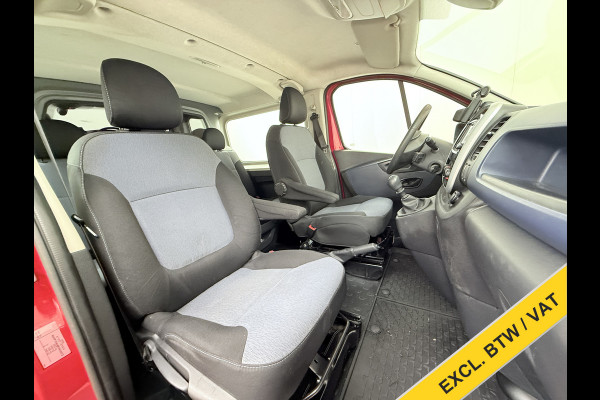 Opel Vivaro 1.6CDTI 126PK DC 5-Pers. L2H1 Dubbele Cabine Navi Camera EURO 6 Airco Trekhaak Cruise Control Pdc Sport EcoFlex Betonplex Vloer Wandbetimmering Schuifdeur 1e Eigenaar Origineel Nederlandse Auto