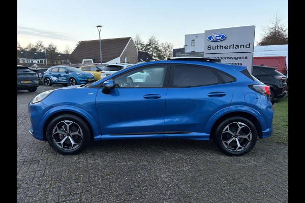 Ford Puma 1.0 EcoBoost Hybrid ST-Line Automaat 125pk | Panoramadak | Trekhaak afneembaar | Winter Pack | Adaptive cruise control  | Elektrische achterklep | Matrix LED | Keyless Entry | Navigatiesysteem | Privacy glass