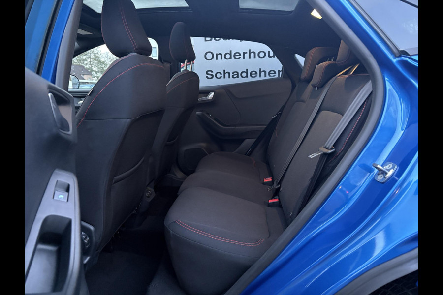 Ford Puma 1.0 EcoBoost Hybrid ST-Line Automaat 125pk | Panoramadak | Trekhaak afneembaar | Winter Pack | Adaptive cruise control  | Elektrische achterklep | Matrix LED | Keyless Entry | Navigatiesysteem | Privacy glass