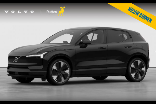 Volvo EX30 272PK Automaat Single Motor Ext. Range Europa / Elektrische stoelen met geheugen / Stoel - en stuurwielverwarming / Harman Kardon audio / Elektrische achterklep / Keyless entry / Adaptieve Cruise Control / BLIS / Dodehoek Detectie / Parkeersensoren voor en achter / Achteruitrijcamera / Warmtepomp / Google Services/
