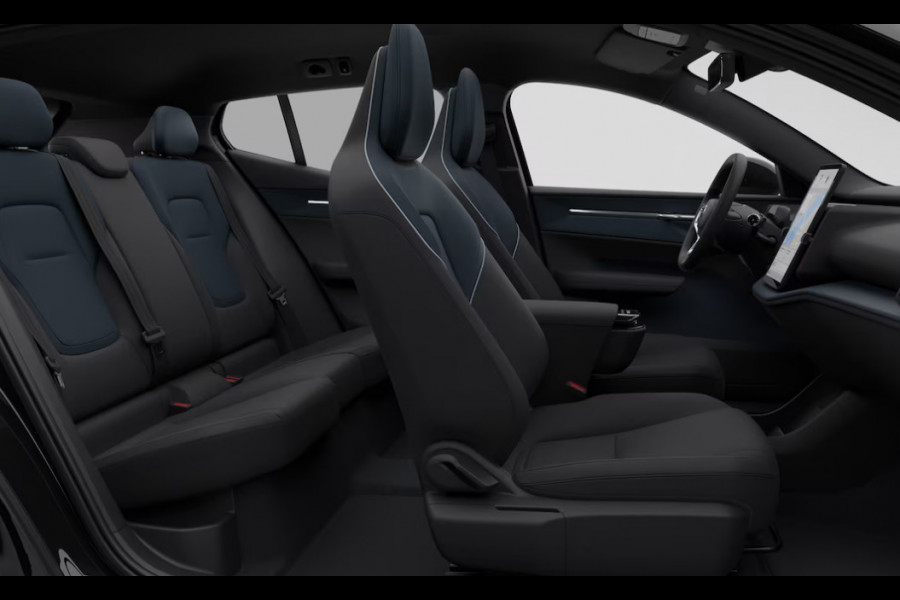 Volvo EX30 272PK Automaat Single Motor Ext. Range Europa / Elektrische stoelen met geheugen / Stoel - en stuurwielverwarming / Harman Kardon audio / Elektrische achterklep / Keyless entry / Adaptieve Cruise Control / BLIS / Dodehoek Detectie / Parkeersensoren voor en achter / Achteruitrijcamera / Warmtepomp / Google Services/