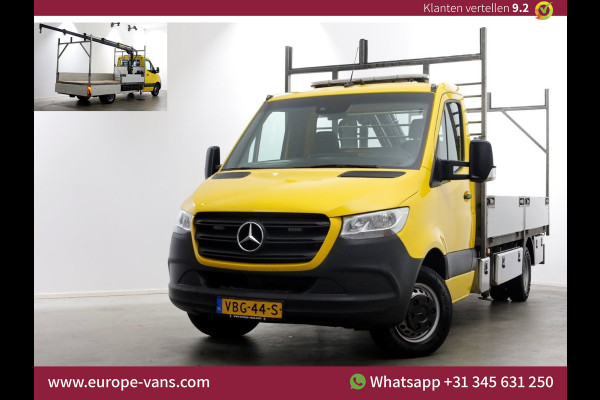 Mercedes-Benz Sprinter 516 CDI 163pk E6 Open Laadbak+HIAB T-CLX 029 Kraan PTO/Trekhaak 3500kg 06-2019