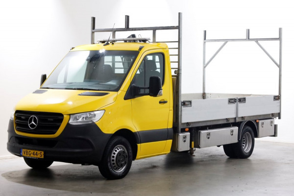 Mercedes-Benz Sprinter 516 CDI 163pk E6 Open Laadbak+HIAB T-CLX 029 Kraan PTO/Trekhaak 3500kg 06-2019