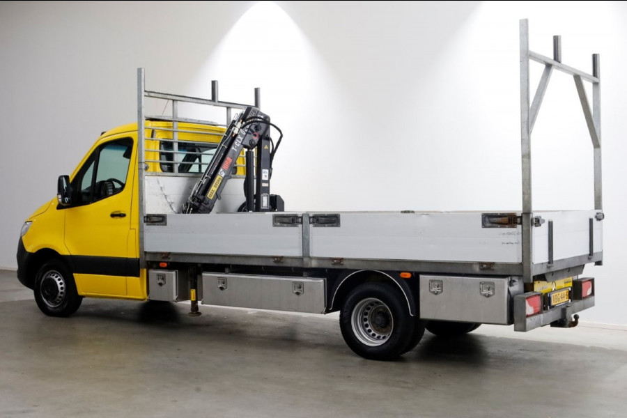 Mercedes-Benz Sprinter 516 CDI 163pk E6 Open Laadbak+HIAB T-CLX 029 Kraan PTO/Trekhaak 3500kg 06-2019