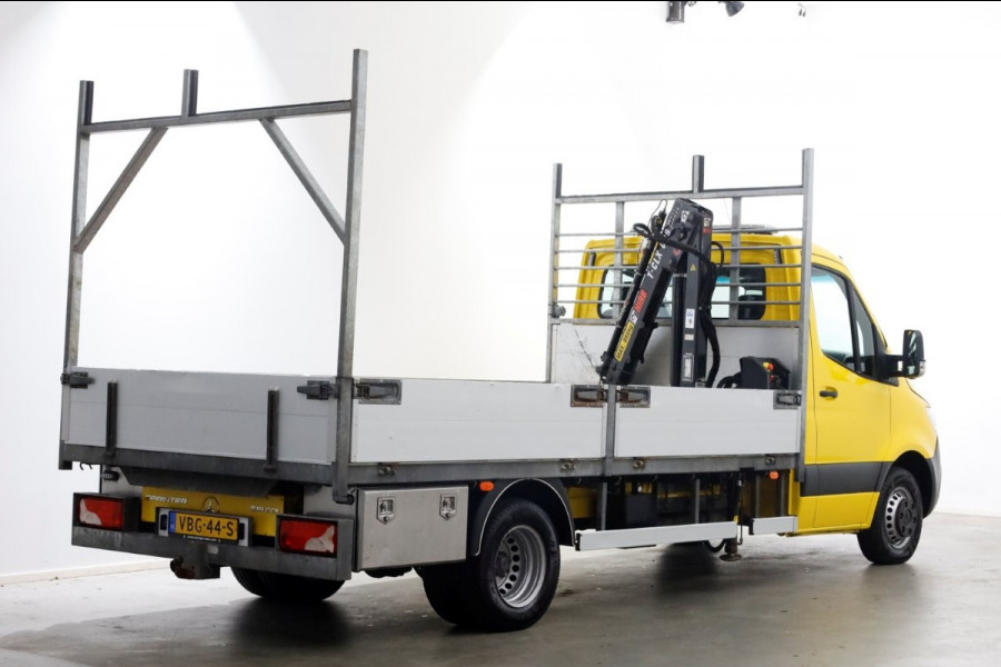 Mercedes-Benz Sprinter 516 CDI 163pk E6 Open Laadbak+HIAB T-CLX 029 Kraan PTO/Trekhaak 3500kg 06-2019