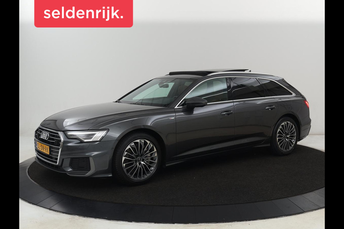 Audi A6 50 TFSIe quattro S edition | Panoramadak | Adaptive cruise | Nappaleder | Stoel & stuurverwarming | Camera | Trekhaak | Keyless | Adaptief onderstel | Carplay | Navigatie | Matrix LED | Getint glas | PHEV | Plug In