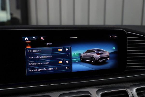Mercedes-Benz GLE Coupé AMG 53 Hybrid 4-Matic | 544PK | Head-up | Luchtvering | Keyless-go | Pano | Burmester | Sfeerverlichting | Stoelkoeling |