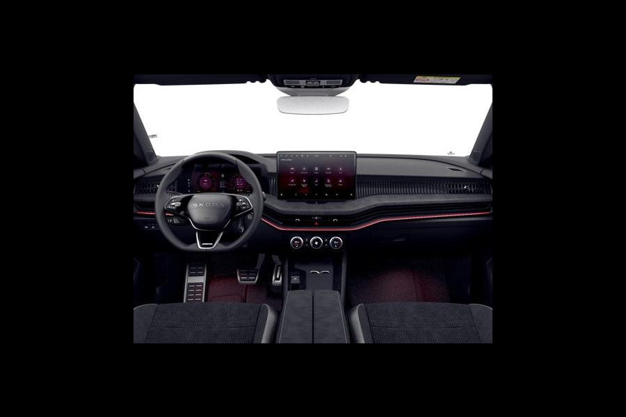 Škoda Superb combi Sportline Business 1.5 TSI PHEV 150 kW / 204 PK Co | Panoramadak, elektrisch bedienbaar | Trekhaak, wegklapbaar | Travel Assist Plus Sportline | Dynamic Chassis Control Pakket | CANTON Soundsystem | Lichtmetalen velgen 19 inch Aniara Aero zilver