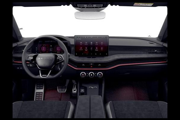 Škoda Superb combi Sportline Business 1.5 TSI PHEV 150 kW / 204 PK Co | Panoramadak, elektrisch bedienbaar | Trekhaak, wegklapbaar | Travel Assist Plus Sportline | Dynamic Chassis Control Pakket | CANTON Soundsystem | Lichtmetalen velgen 19 inch Aniara Aero zilver