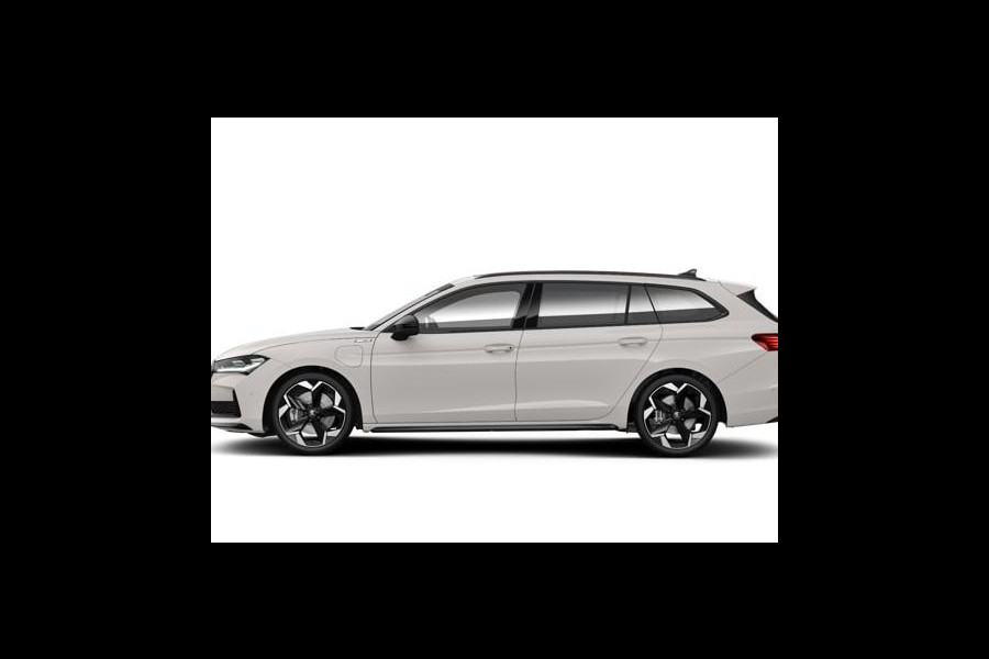 Škoda Superb combi Sportline Business 1.5 TSI PHEV 150 kW / 204 PK Co | Panoramadak, elektrisch bedienbaar | Trekhaak, wegklapbaar | Travel Assist Plus Sportline | Dynamic Chassis Control Pakket | CANTON Soundsystem | Lichtmetalen velgen 19 inch Torcular zwart gepolijst