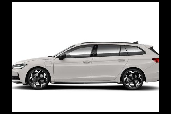 Škoda Superb combi Sportline Business 1.5 TSI PHEV 150 kW / 204 PK Co | Panoramadak, elektrisch bedienbaar | Trekhaak, wegklapbaar | Travel Assist Plus Sportline | Dynamic Chassis Control Pakket | CANTON Soundsystem | Lichtmetalen velgen 19 inch Torcular zwart gepolijst
