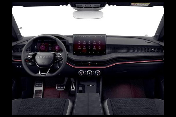 Škoda Superb combi Sportline Business 1.5 TSI PHEV 150 kW / 204 PK Co | Panoramadak, elektrisch bedienbaar | Trekhaak, wegklapbaar | Travel Assist Plus Sportline | Dynamic Chassis Control Pakket | CANTON Soundsystem | Lichtmetalen velgen 19 inch Torcular zwart gepolijst