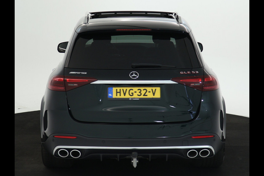 Mercedes-Benz GLE Mercedes-AMG 53 Hybrid 4MATIC+ | Airmatic | Trekhaak | Panoramadak | Rijassistentie Pack | Burmester® audio | Head up Display | Memory | 360 gr Camera | Inclusief 24 maanden Mercedes-Benz Certified garantie voor Europa.
