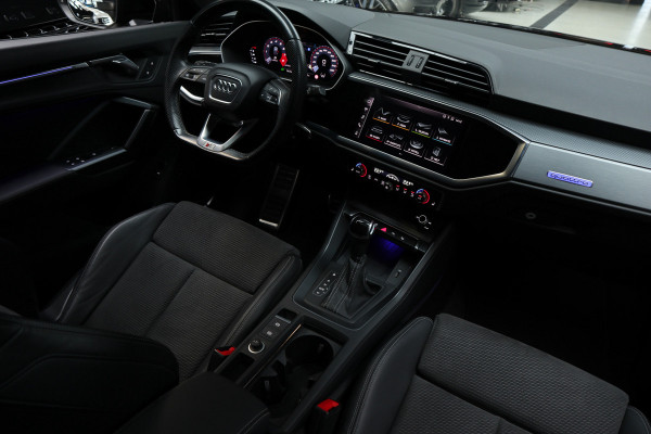 Audi Q3 Sportback 45TFSI quattro S-Line Panodak ACC B&O Leer Navi Camera Climate Elektr. bedienb. achterklep PDC LM velgen