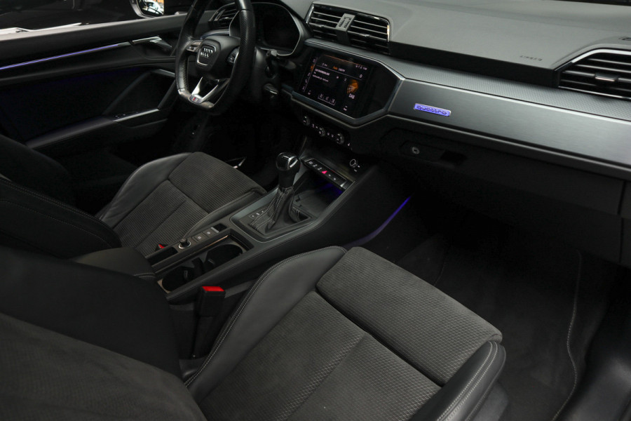 Audi Q3 Sportback 45TFSI quattro S-Line Panodak ACC B&O Leer Navi Camera Climate Elektr. bedienb. achterklep PDC LM velgen