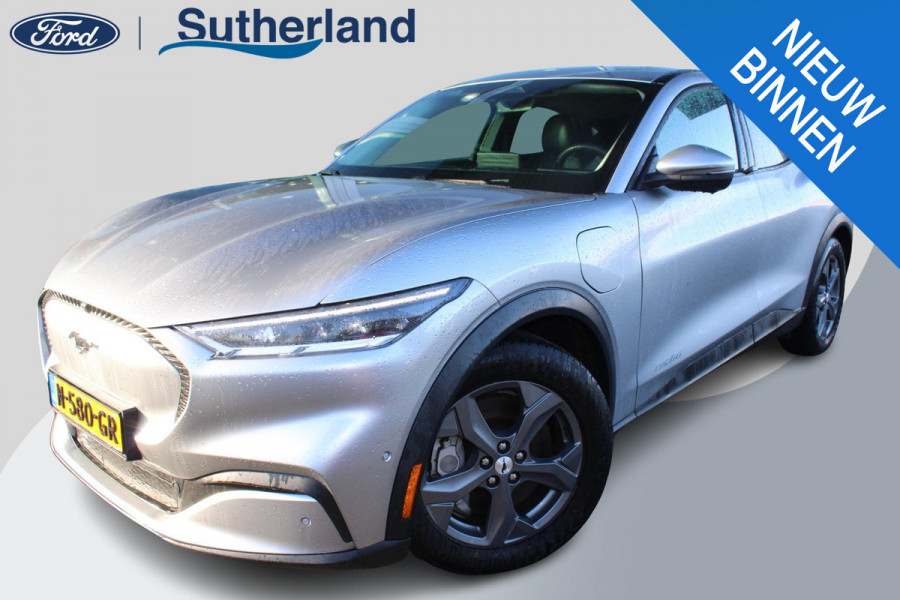 Ford Mustang Mach-E RWD 75 kWh | Trekhaak | Lederen bekleding | Voorruitverwarming | Stoelverwarming | Adaptieve cruise Control | Camera | Electrische achterklep