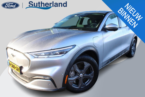 Ford Mustang Mach-E RWD 75 kWh | Trekhaak | Lederen bekleding | Voorruitverwarming | Stoelverwarming | Adaptieve cruise Control | Camera | Electrische achterklep