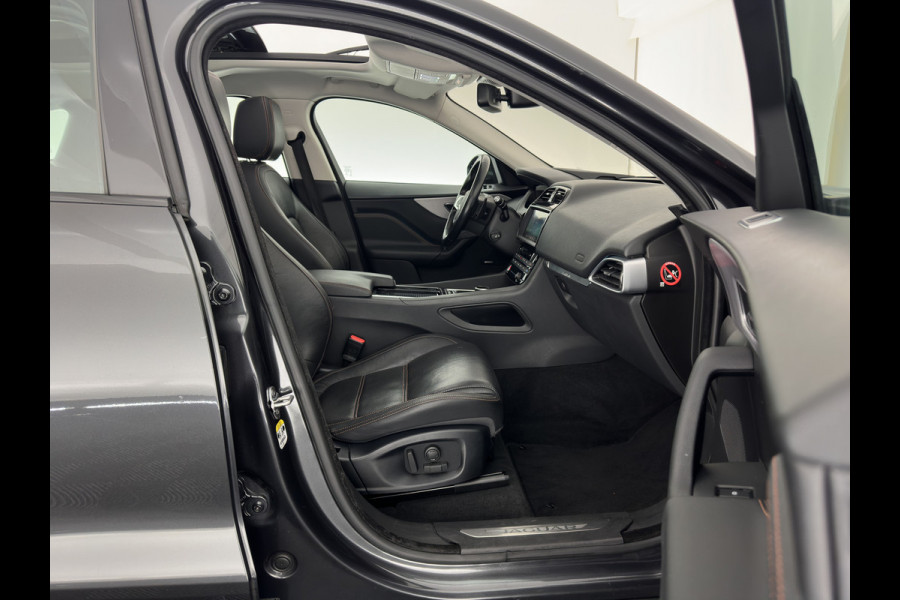 Jaguar F-Pace 2.0 Portfolio Black-line AWD 25d (INCL-BTW) Aut. *PANO | HEAD-UP | LUXURY-LEATHER | BLIND-SPOT | MERIDIAN-SOUND | HEATED-SPORTSEATS | NAVI-FULLMAP | KEYLESS | CAMERA | ECC | CARPLAY | SHIFT-PADDLES | PDC | LANE-ASSIST | ...