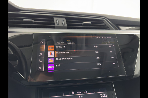 Audi e-tron 55 quattro Business edition Plus 95 kWh [ 3-Fase ] (INCL-BTW) *PANO | LUXURY-LEATHER | ADAPTIVE-CRUISE | FULL-LED | DIGI-COCKPIT | KEYLESS | MEMORY-PACK | CAMERA | NAVI-FULLMAP | SHIFT-PADDLES | DAB+ | COMFORT-SEATS | 20''ALU*