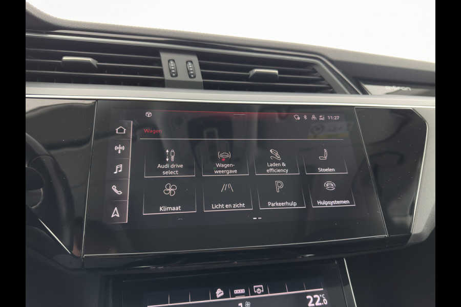 Audi e-tron 55 quattro Business edition Plus 95 kWh [ 3-Fase ] (INCL-BTW) *PANO | LUXURY-LEATHER | ADAPTIVE-CRUISE | FULL-LED | DIGI-COCKPIT | KEYLESS | MEMORY-PACK | CAMERA | NAVI-FULLMAP | SHIFT-PADDLES | DAB+ | COMFORT-SEATS | 20''ALU*