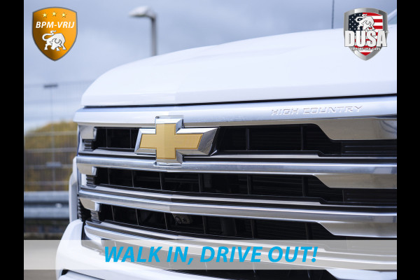 Chevrolet 1500 | Silverado | 6.2L V8 High Country | Leder | Schuifkantel NIEUW BINNEN! Getoonde accessoires zijn verkrijgbaar tegen meerprijs