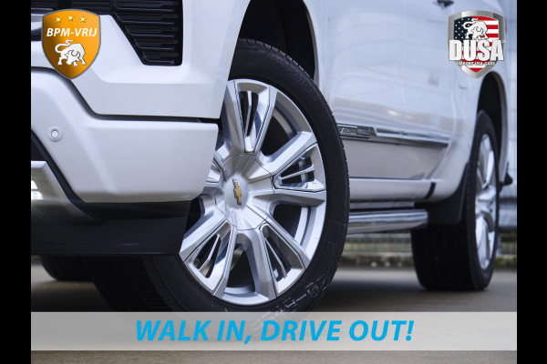 Chevrolet 1500 | Silverado | 6.2L V8 High Country | Leder | Schuifkantel NIEUW BINNEN! Getoonde accessoires zijn verkrijgbaar tegen meerprijs