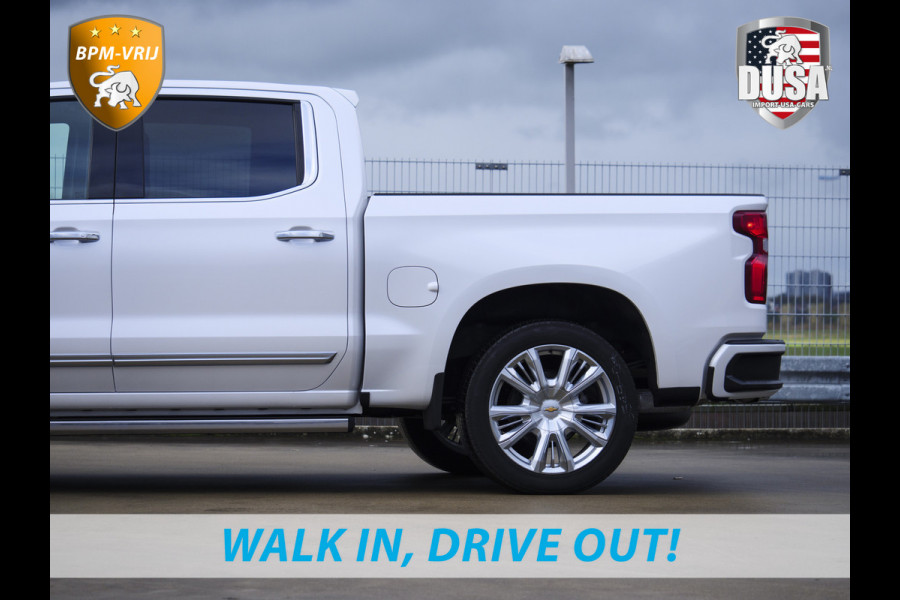 Chevrolet 1500 | Silverado | 6.2L V8 High Country | Leder | Schuifkantel NIEUW BINNEN! Getoonde accessoires zijn verkrijgbaar tegen meerprijs