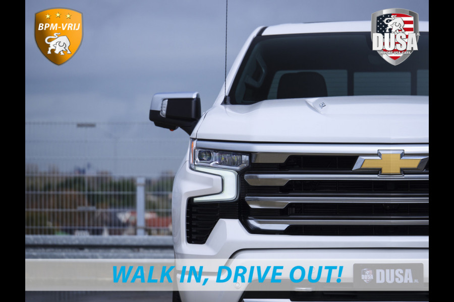 Chevrolet 1500 | Silverado | 6.2L V8 High Country | Leder | Schuifkantel NIEUW BINNEN! Getoonde accessoires zijn verkrijgbaar tegen meerprijs
