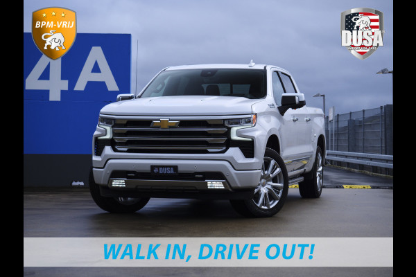 Chevrolet 1500 | Silverado | 6.2L V8 High Country | Leder | Schuifkantel NIEUW BINNEN! Getoonde accessoires zijn verkrijgbaar tegen meerprijs