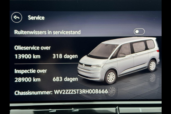 Volkswagen Multivan 1.4 eHybrid L2H1 Life Automaat Climate control Cruise control Navigatie Apple / Android