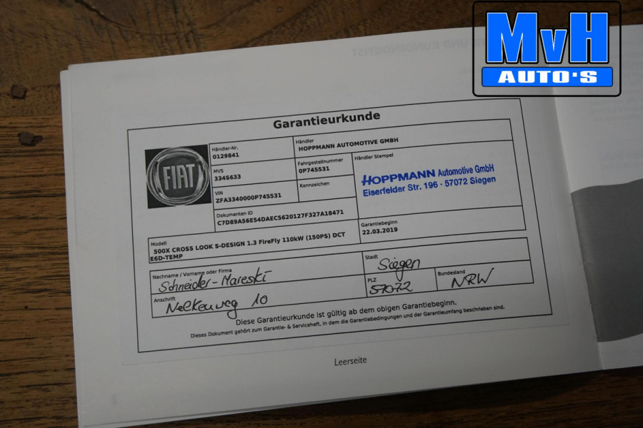 Fiat 500X Cross 1.3 GSE Cross 150PK|TREKH|LED|CAMERA|LEER