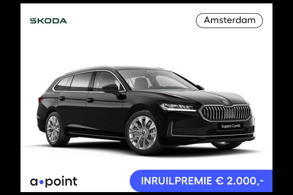 Škoda Superb combi Business Edition 1.5 TSI PHEV 150 kW / 204 PK Comb | Trekhaak, wegklapbaar | Chrome pakket | Lichtmetalen velgen 18 inch Dofida zilver