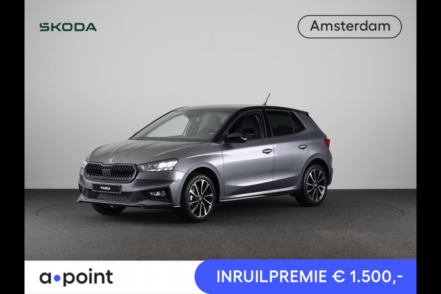 Škoda Fabia Monte Carlo 1.0 TSI 85 kW / 115 PK Hatchback 7 ver | Travel Assist Plus | Verwarmbare stoelen voor | Zwart dak | 17 inch lichtmetalen velgen Procyon Aero
