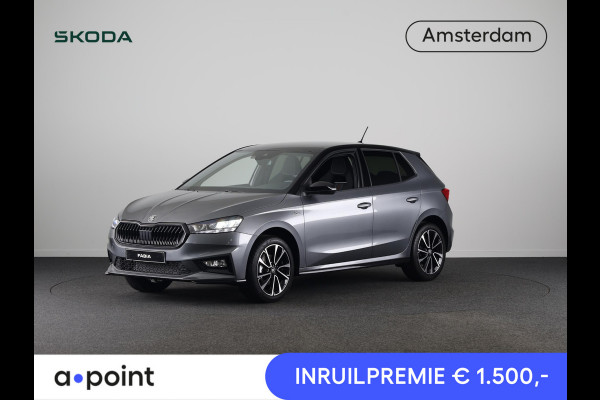 Škoda Fabia Monte Carlo 1.0 TSI 85 kW / 115 PK Hatchback 7 ver | Travel Assist Plus | Verwarmbare stoelen voor | Zwart dak | 17 inch lichtmetalen velgen Procyon Aero