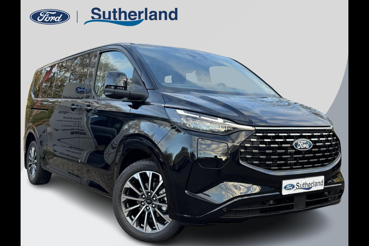 Ford Transit Custom Tourneo 340 2.5 PHEV L2H1 Titanium X 233pk | Incl. BTW/BPM Rijklaar | Handsfree elektrische dubbele zijschuifdeuren | Inklapbare trekhaak | Tourneo Luxury Pack | Verwarmbaar stuurwiel