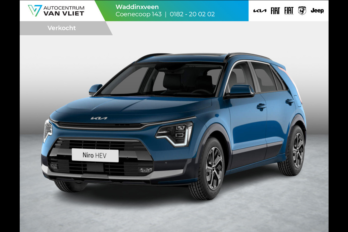 Kia Niro 1.6 GDi Hybrid DynamicPlusLine | Snelle Levering | LED | Clima | Navi | Carplay | Stoel&Stuur Verwarming | Schuif-/Kanteldak | Head-up display