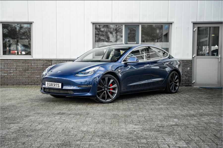 Tesla Model 3 Performance AWD 75 kWh Tijdelijke eindejaarskorting, nu van 29750.- voor 28750.-