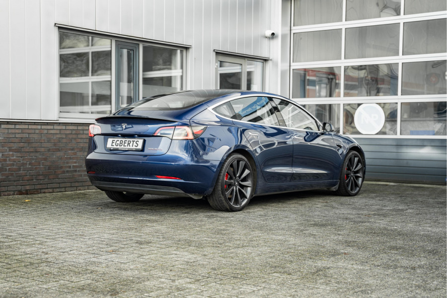 Tesla Model 3 Performance AWD 75 kWh Tijdelijke eindejaarskorting, nu van 29750.- voor 28750.-