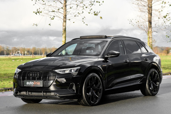 Audi e-tron E-tron 55 quattro S-Line 95 kWh. Pano, Luchtvering, Leder, Camera, Dodeh, CarPlay!