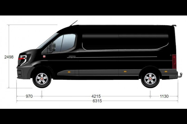 Renault Master Red Edition E-TECH L3H2 NIEUW/ ZWART/ LM VELGEN