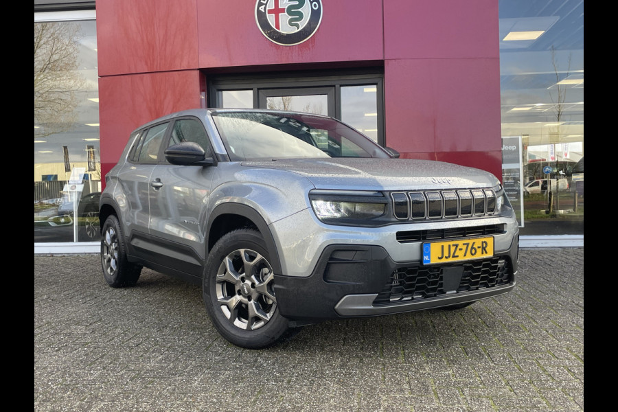 Jeep Avenger 1.2 Longitude | parkeersensoren rijdende auto niet altijd aanwezig
