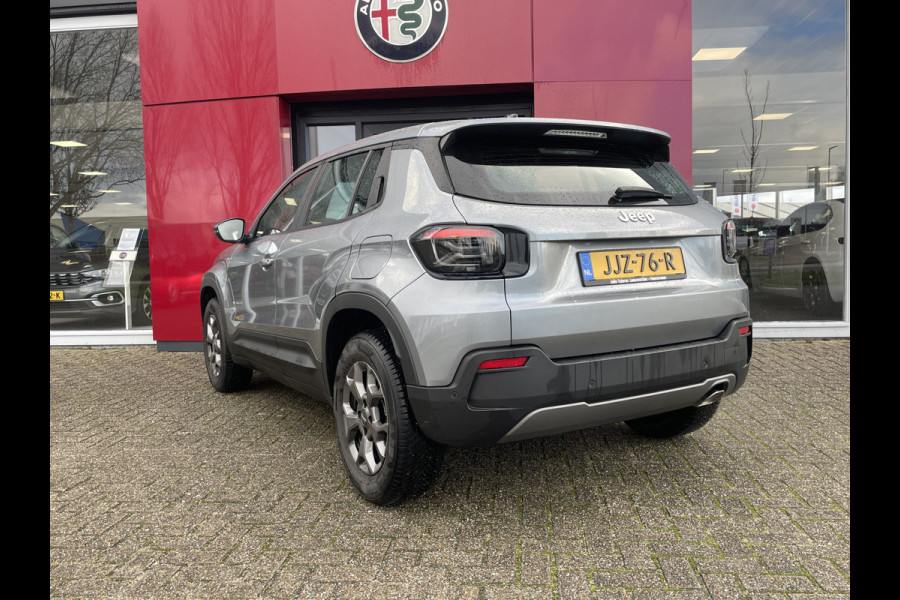 Jeep Avenger 1.2 Longitude | parkeersensoren rijdende auto niet altijd aanwezig