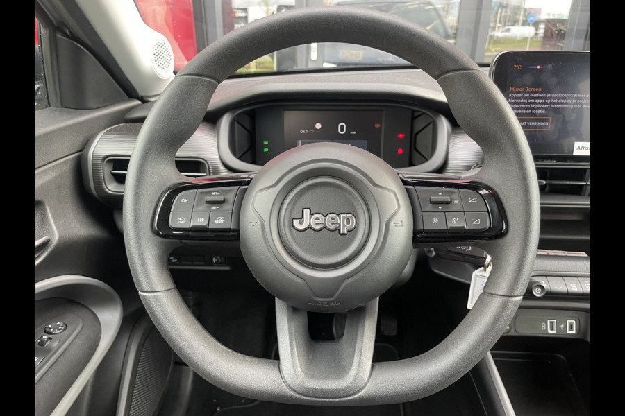 Jeep Avenger 1.2 Longitude | parkeersensoren rijdende auto niet altijd aanwezig