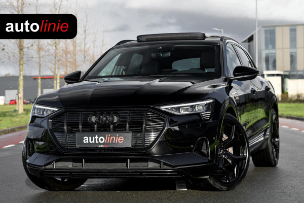 Audi e-tron E-tron 55 quattro S-Line 95 kWh. Pano, Luchtvering, Leder, Camera, Dodeh, CarPlay!