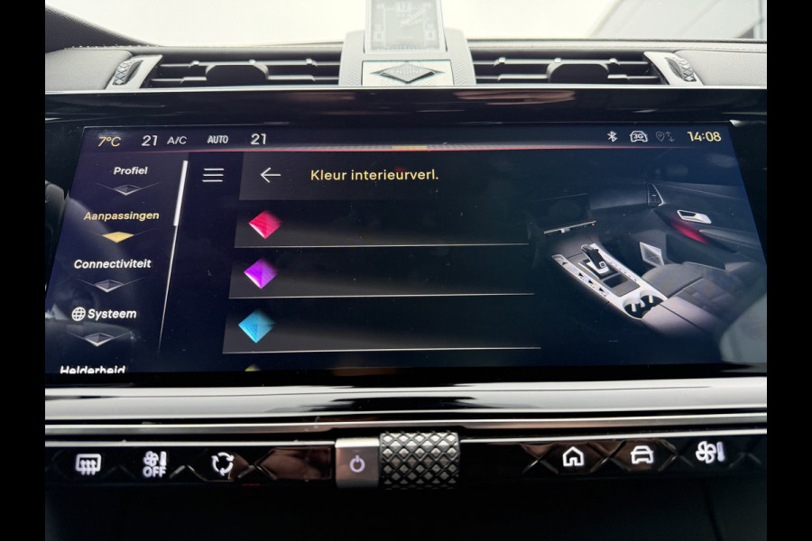 DS DS 7 225pk E-Tense Etoile (Elektrisch Schuifdak - Trekhaak - NightVision - Focal Electra - Leder incl verwarming/koeling/massage/gehe