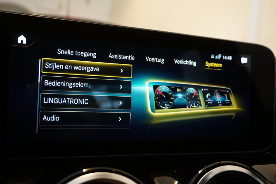 Mercedes-Benz B-Klasse 180 Business Solution Aut7 Night | NAP | Rijkelijk uitgevoerd | Apple Carplay | Camera | Parkeer assistent | Sportinterieur | Cruise + Lane | Sportvelgen | etc