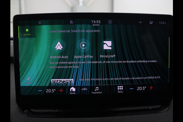 Škoda ENYAQ iV 80 | Trekhaak | Camera | Stuurverwarming | Carplay | Navigatie | 19'' | Full LED | Cruise control | Half leder | Parkeerhulp | Climate control