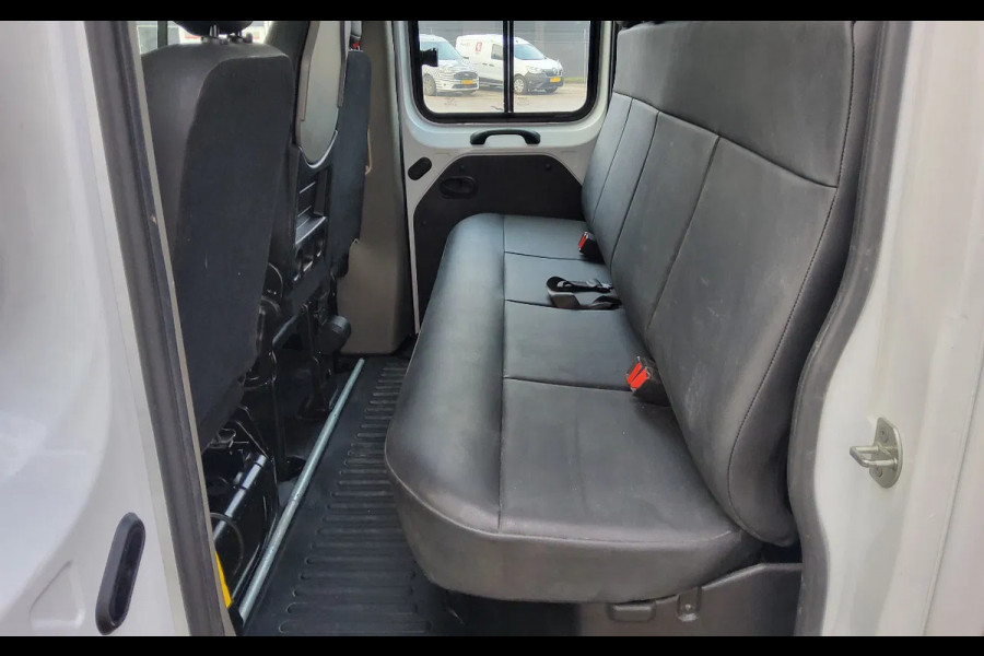 Renault Master 165.35 DUBBELE CABINE - EURO 6 - V-75-NNG - DUBBELLUCHT KIPPER + TREKHAAK
