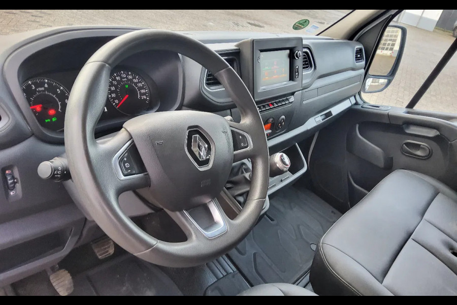 Renault Master 165.35 DUBBELE CABINE - EURO 6 - V-75-NNG - DUBBELLUCHT KIPPER + TREKHAAK